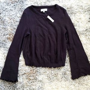 Madewell Texture and Thread Long Sleeve Blouse